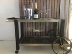 Serveerwagen in Hollywood Regency stijl, Ophalen, Gebruikt, Hollywood Regency, 75 cm of meer
