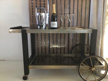 Serveerwagen in Hollywood Regency stijl beschikbaar voor biedingen