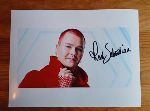 Gesigneerde foto van Red Sebastian., Verzamelen, Muziek, Artiesten en Beroemdheden, Nieuw, Gesigneerd, Verzenden