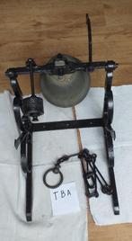 schoolbel - trekbel brons, Antiek en Kunst, Ophalen of Verzenden, Brons