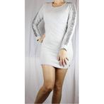 Grijze jurk met paletten - Maat medium, Kleding | Dames, Verzenden, Grijs