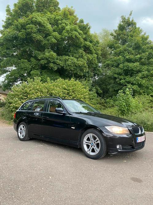 Bmw e91 318d, Auto's, BMW, Particulier, 3 Reeks, Diesel, Break, 5 deurs, Handgeschakeld, Zwart, Bruin, Leder, Achterwielaandrijving