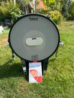 Roland KD-140-BC V-Kick Trigger Pad 14 inch zwart chrome, Ophalen of Verzenden, Zo goed als nieuw, Drums of Percussie