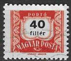 Hongarije 1958/1969 - Yvert 227BTX - Taxzegel (ST), Timbres & Monnaies, Timbres | Europe | Hongrie, Affranchi, Envoi