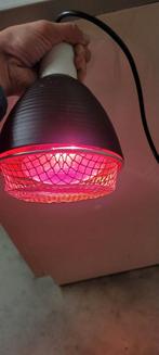 Lampe infrarouge chauffante avec 2 ampoules de 100w., Animaux & Accessoires, Comme neuf, Poulailler, Enlèvement ou Envoi