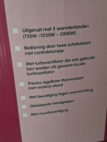 Convector voor verwarming (winter) en afkoeling (zomer) beschikbaar voor biedingen