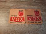 Oude bierviltjes vox chasse royale, Verzamelen, Ophalen of Verzenden