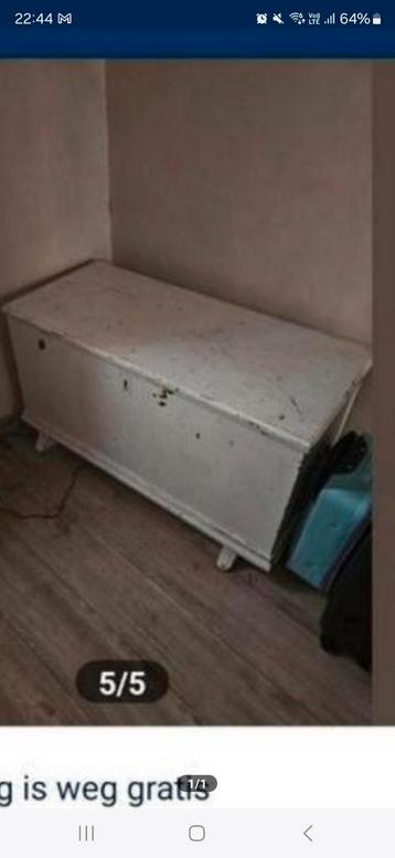 Grote opbergkoffer  beschikbaar voor biedingen