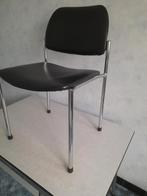 4 chaises de cuisine vintage., Maison & Meubles, Enlèvement, Noir, Une