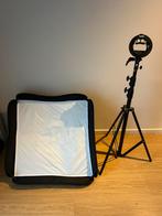 Godox S2-type + Softbox 80x80cm + Godox 260T Light Stand, Audio, Tv en Foto, Fotografie | Fotostudio en Toebehoren, Ophalen of Verzenden