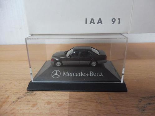 1:87 Herpa promo Mercedes Benz S klasse 500 SEL IAA 1991, Hobby en Vrije tijd, Modelauto's | 1:87, Zo goed als nieuw, Auto, Herpa