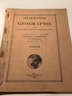 Atlas + tekst aardrijkskunde in ‘t Frans, 1922., Ophalen of Verzenden