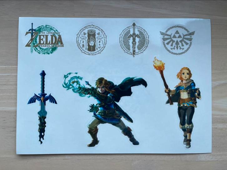 Stickers The Legend Of Zelda - Tears Of Kingdom (Switch), Games en Spelcomputers, Games | Nintendo Switch, Nieuw, Ophalen of Verzenden