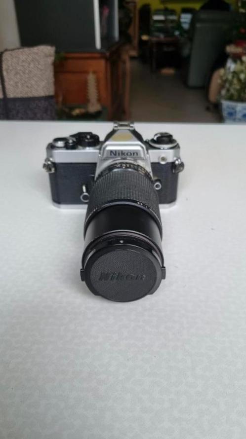 Nikon FE & Nikon Lens Series E 75-150mm f/3.5, Audio, Tv en Foto, Fotocamera's Analoog, Zo goed als nieuw, Nikon, Ophalen