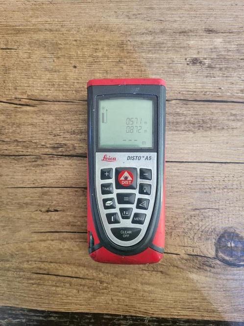 LEICA DISTO A5 laserafstandsmeter, Doe-het-zelf en Bouw, Meetapparatuur, Gebruikt, Afstand, Ophalen of Verzenden