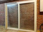 Schuifraam in PVC, Ophalen, Gebruikt, Inclusief glas