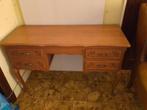 rustiek houten bureau met 4 laden, Huis en Inrichting, Ophalen, Zo goed als nieuw, Bureau