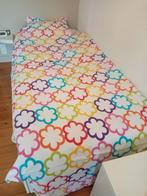 Dekbedovertrek flanel bloemen, Ophalen, Zo goed als nieuw, Meisje, Dekbedovertrek