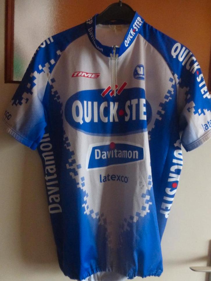 2 anciens Maillots équipe professionnel QUICK STEP Davitamon, Fietsen en Brommers, Fietsaccessoires | Fietskleding, Dames, Heren