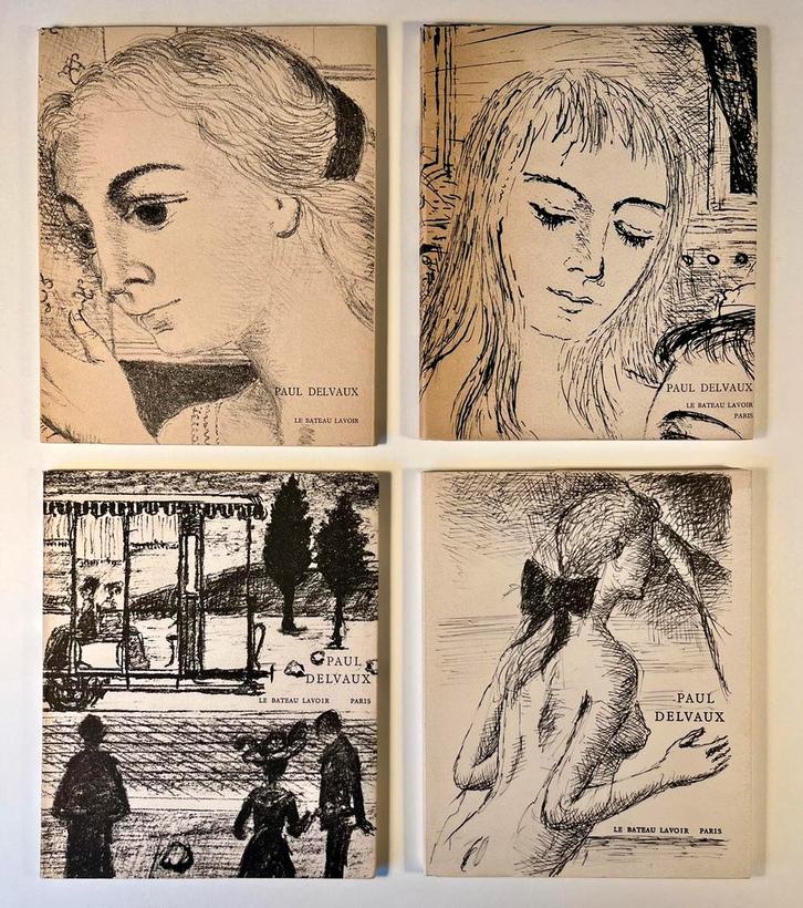 Paul Delvaux - Château Lavoir Paris - 4 Cahiers 1, 2, 3, 4, Livres, Art & Culture | Arts plastiques, Enlèvement ou Envoi
