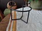 Zwarte metalen wandhouder voor potten van 13 cm, Rond, Ophalen of Verzenden, Zo goed als nieuw, Tuin