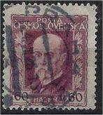 Tsjechoslowakije 1926-1928 - Yvert 194 - President Masa (ST), Timbres & Monnaies, Timbres | Europe | Autre, Affranchi, Envoi, Autres pays