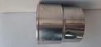 Kachelbuis stoofbuis 1 inox raccord verloop koppeling 100mm, Doe-het-zelf en Bouw, Ophalen of Verzenden, Nieuw, Inox