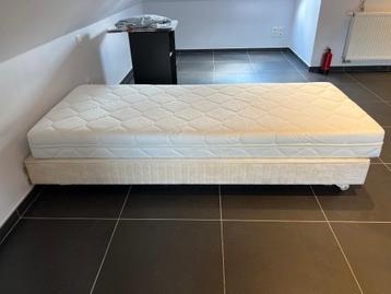 Boxspring met matras., 90 cm, Une personne, Enlèvement, Utilisé