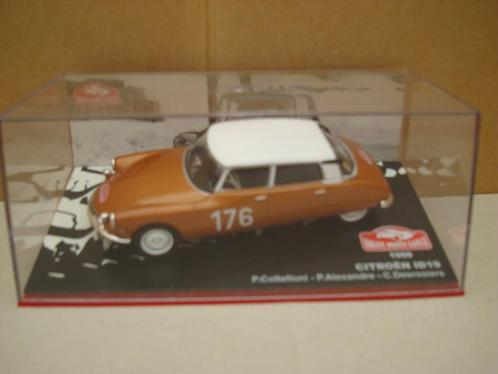 CITROEN ID 19 RALLY MONTE CARLO 1959,OP SCHAAL 1/43., Hobby & Loisirs créatifs, Voitures miniatures | 1:43, Neuf, Voiture, Autres marques