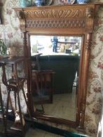 Miroir "tête de lion" biseauté, Antiquités & Art, Enlèvement, Rectangulaire, 50 à 100 cm, 100 à 150 cm