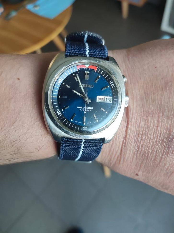 Seiko automatique, Handtassen en Accessoires, Horloges | Heren, Zo goed als nieuw, Breitling, Ophalen of Verzenden