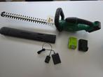 Taille-haie avec 3 batteries, Jardin & Terrasse, Taille-haies, Enlèvement, Utilisé, Batterie, Garden feelings