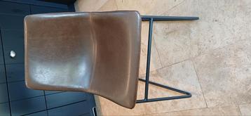 6 chaises de salle à manger en brun foncé, Enlèvement, Comme neuf