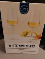 À vendre : Lot de 4 verres à vin blanc – neufs – Table Talks, Enlèvement