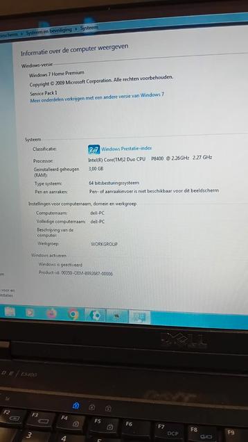 Dell laptop Windows 7