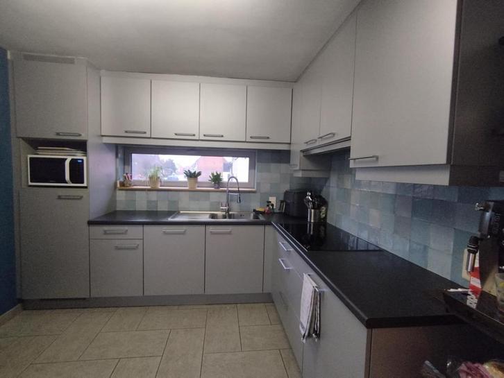 Keuken, Maison & Meubles, Cuisine | Cuisines complètes, Utilisé, Cuisine d'angle, Gris, Enlèvement