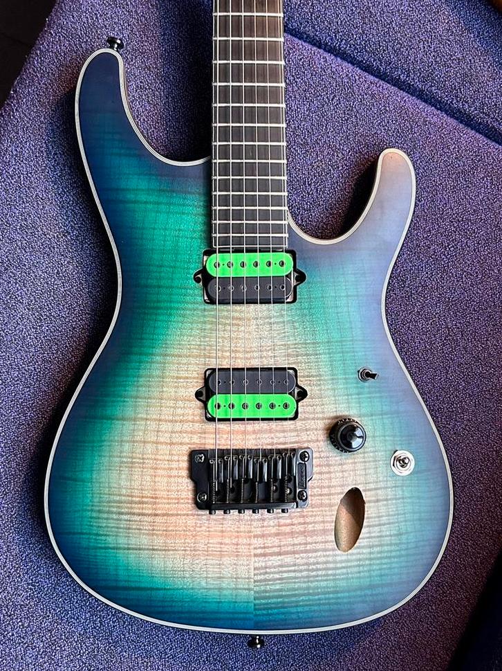 Ibanez SIX6FDFM met Dimarzio Gravity Storm pickups, Muziek en Instrumenten, Snaarinstrumenten | Gitaren | Elektrisch, Ibanez, Ophalen of Verzenden