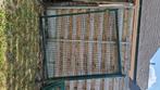 Tuinpoort Bekaert draadpanneel., Ophalen, Gebruikt, 100 tot 150 cm, Draaipoort