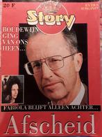 2 x Story overlijden koning Boudewijn, 1993, Ophalen of Verzenden, Gebruikt