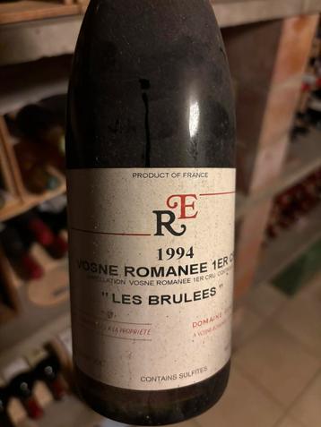 Wijn: Rene Engel, Vosne Romanée ‘Les Brulées’ 1994 beschikbaar voor biedingen