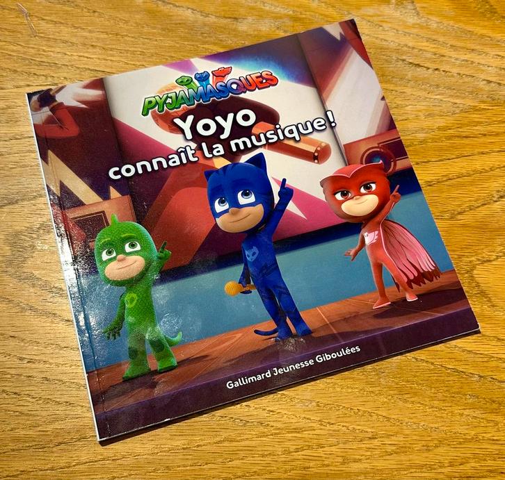 Livre Pyjamasques - Yoyo connaît la musique !, Livres, Livres pour enfants | 4 ans et plus, Comme neuf, Fiction général, 4 ans