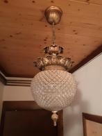 vintage 3 hanglampen en klassieke plafonniere jaren 50/60, Ophalen