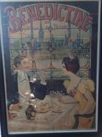 Belle affiche lithographie bénédictine, Collections, Marques & Objets publicitaires, Enlèvement ou Envoi, Comme neuf