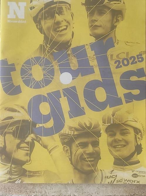Tour de France 2025 van N  > Tourgids > inhoud > foto's. ‍️, Boeken, Tijdschriften en Kranten, Nieuw, Sport en Vrije tijd, Ophalen of Verzenden