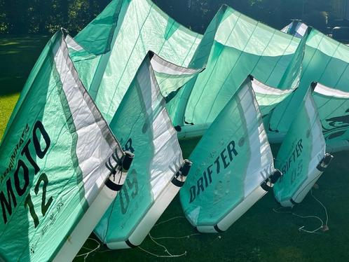 Cabrinha Kites: 5m-7m-9m Drifter22 + 12m Moto22, Watersport en Boten, Wingsurfen, Zo goed als nieuw, Wingsurf-wing, Ophalen