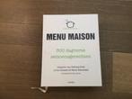 Menu Maison kookboek, Boeken, Ophalen of Verzenden, Gelezen