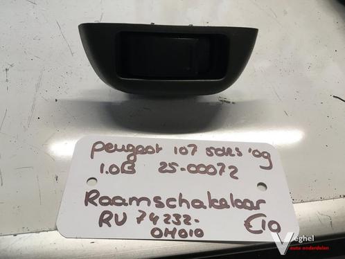 Peugeot 107 1.0 B 5drs 2009 2500072  Raamschakelaar rechtsvo, Auto-onderdelen, Dashboard en Schakelaars, Gebruikt, Ophalen of Verzenden