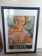 Biox reclamebord - oud - authentiek - decoratief - koopje!, Utilisé, Enlèvement ou Envoi