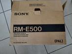 Sony RM E500, Ophalen, Overige soorten, (Video)band