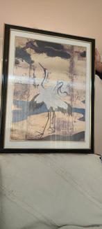 Schilderij, Japanse reproductiekader: kraanvogels, Ophalen